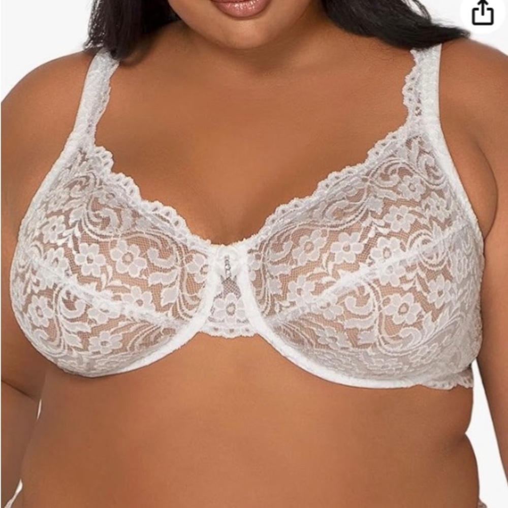 NWOT Smart & Sexy Womens Plus Size Signature Lace Unlined Underwire Bra